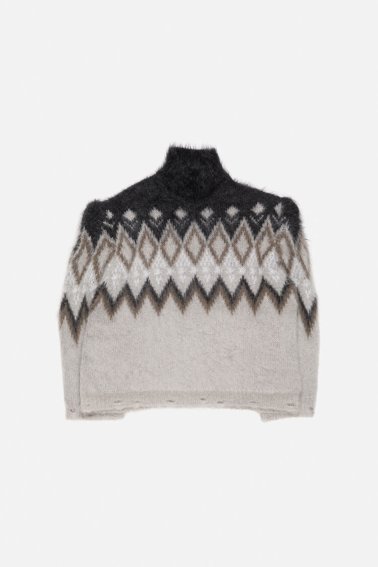 FN-WN-KNIT000932, Multi grey