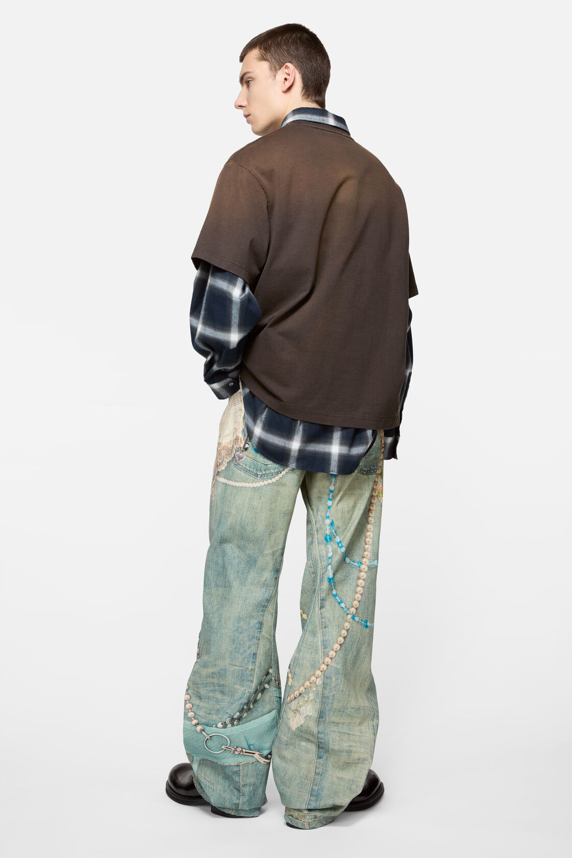 Logo t-shirt, Dark brown, 2000x