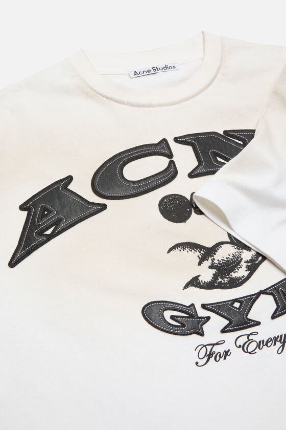 Acne Studios - ロゴTシャツ - ダスティホワイト