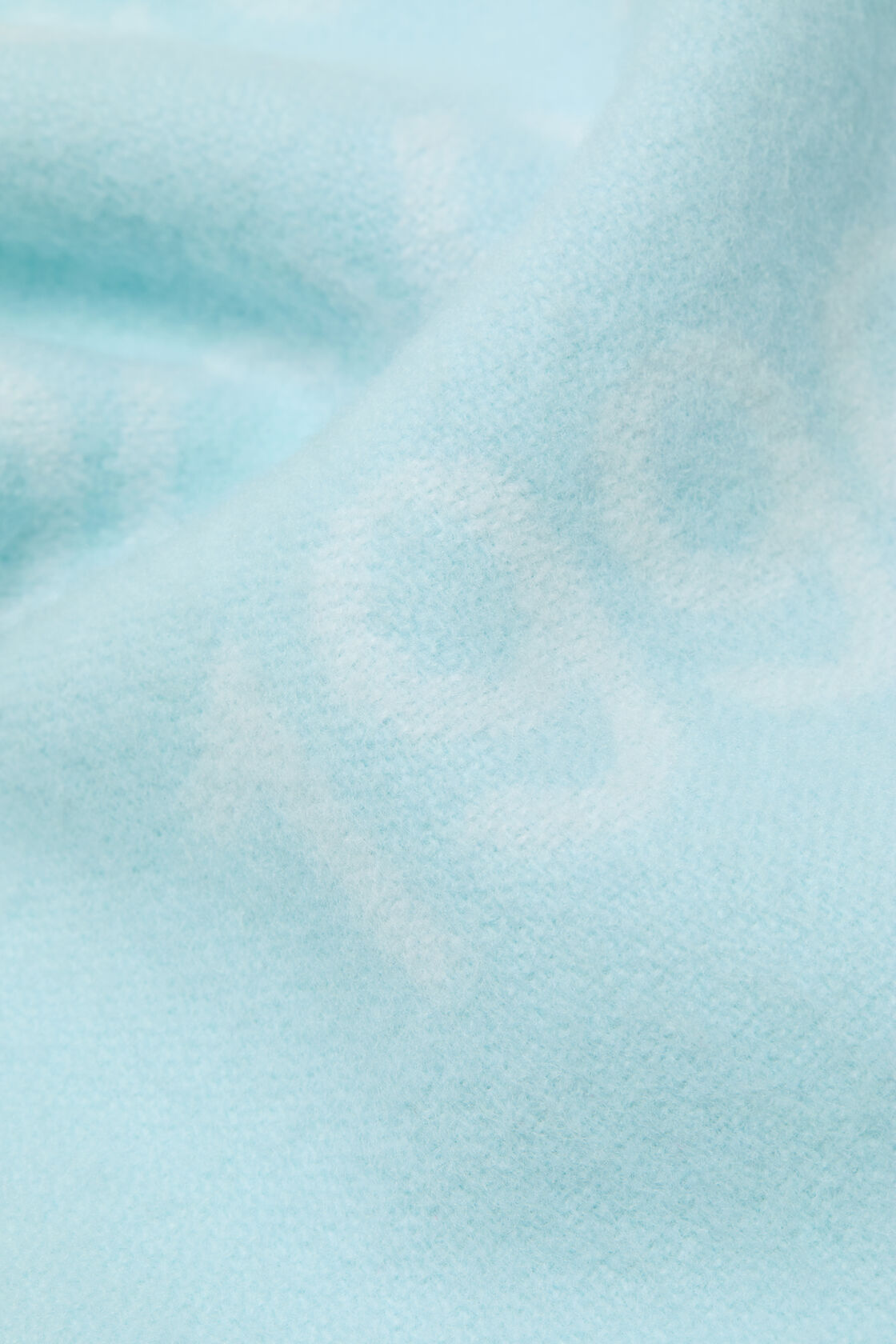 Wool logo scarf - Wide, Light blue/white, 2000x