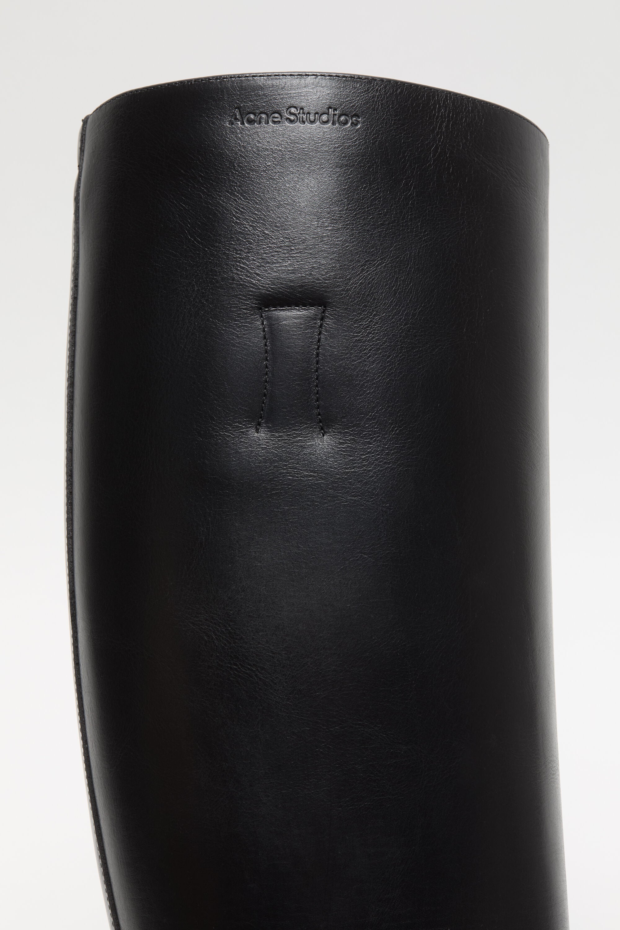Acne Studios - レザーライディングブーツ - ブラック
