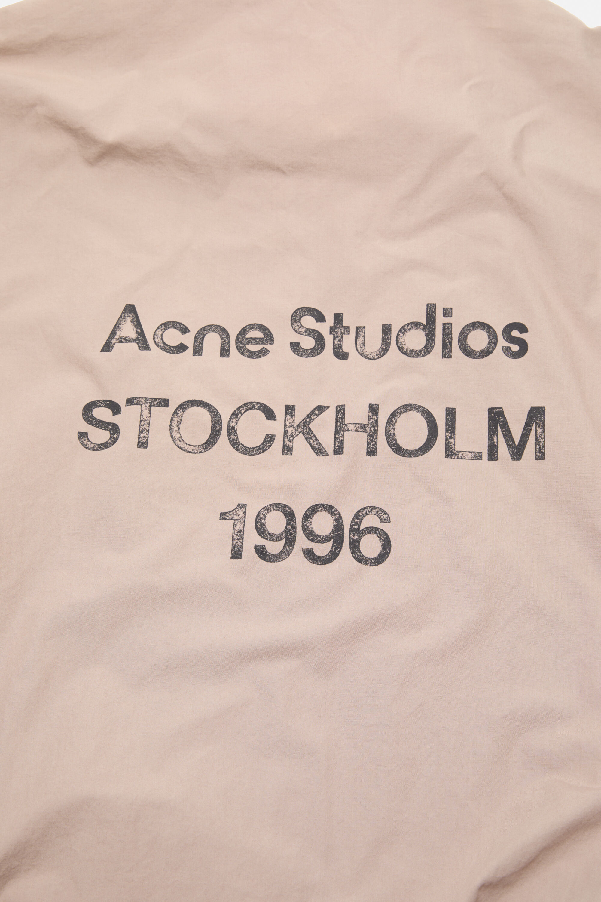 Acne Studios - Logo zipper jacket - Mushroom beige