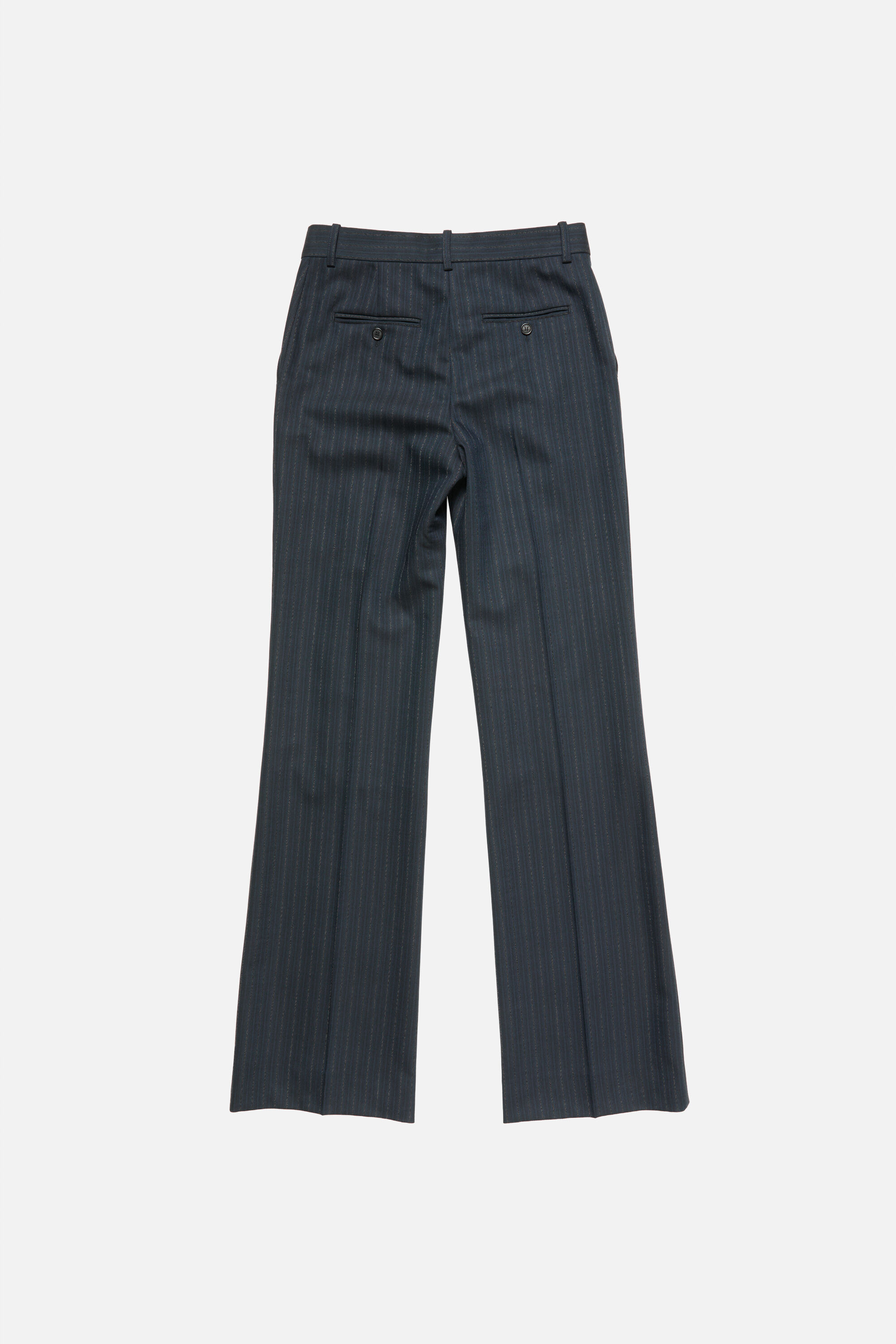Acne Studios - ピンストライプウールスーツトラウザーズ - ブラック
