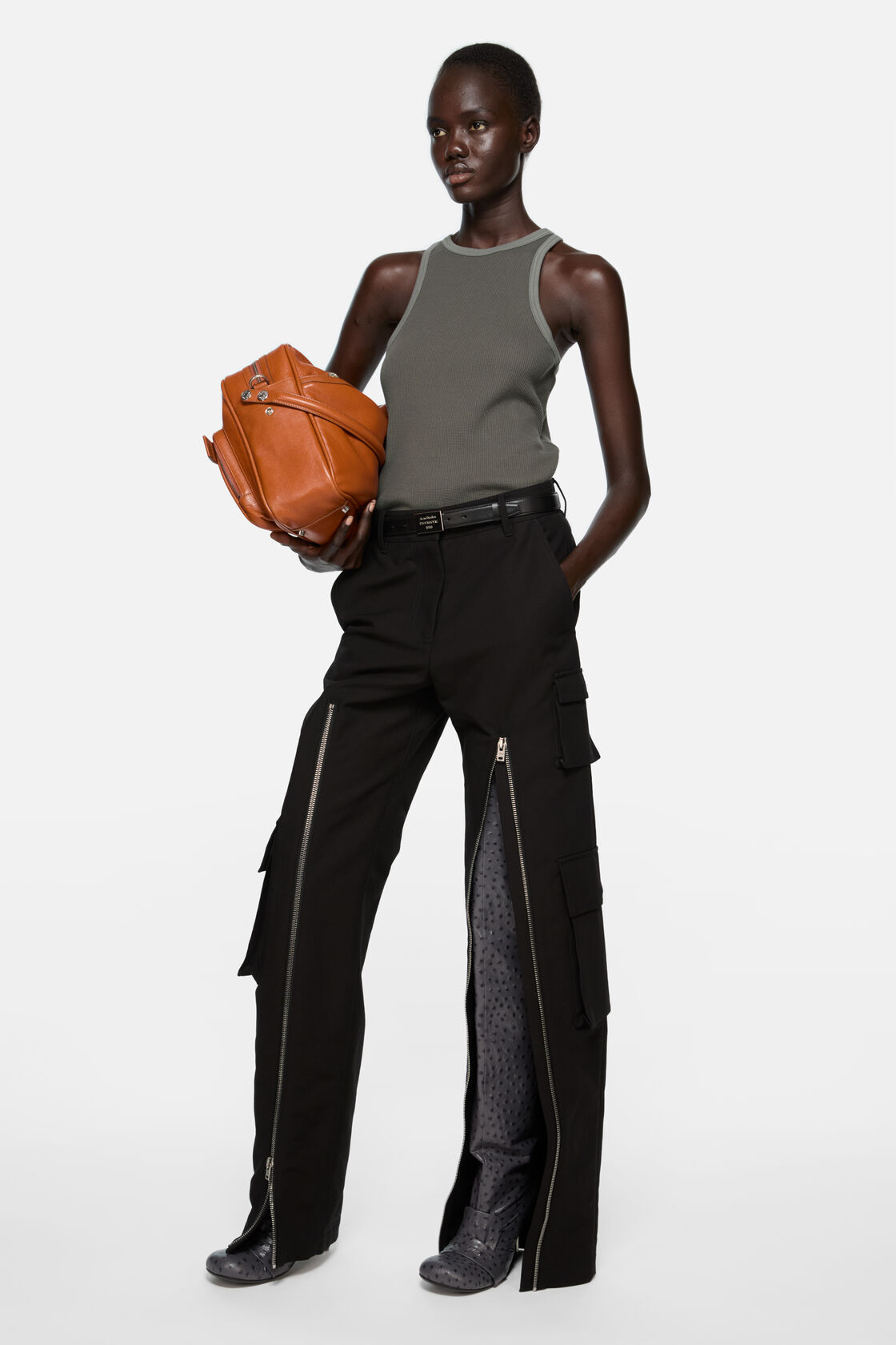 Tank top - Fitted unisex fit, Faded Grey, 2000x