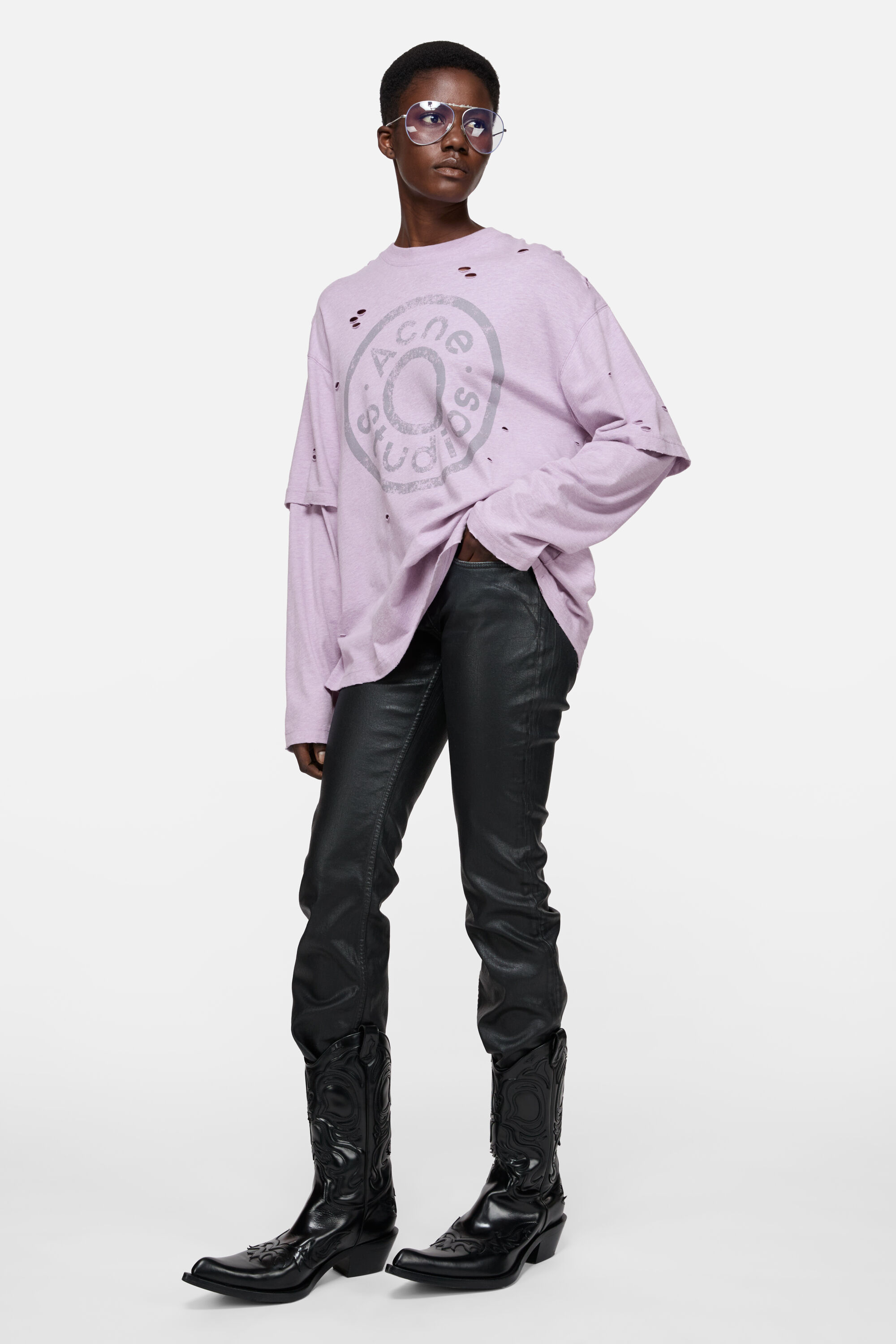 Acne Studios – ウィメンズ ロングスリーブTシャツ
