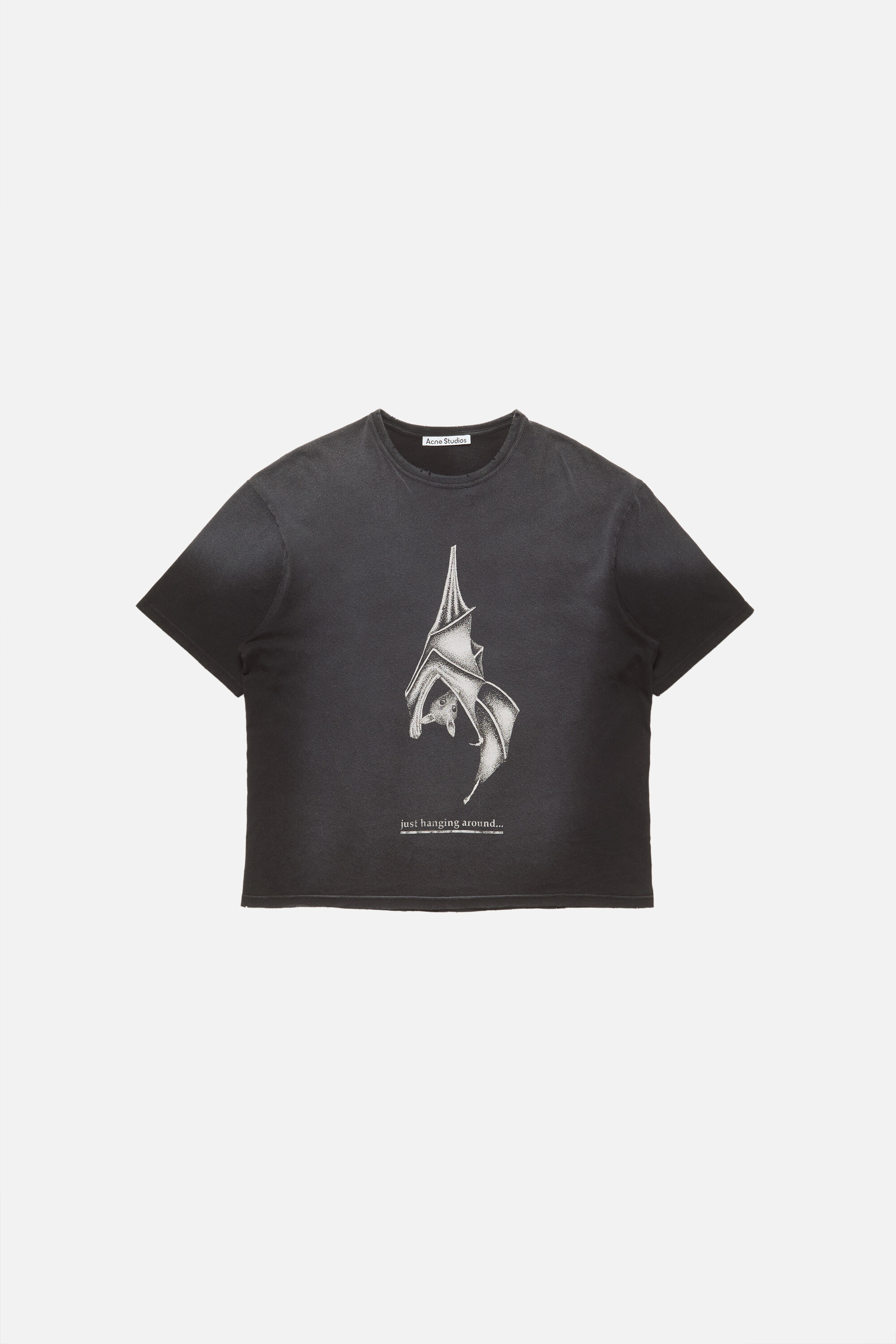 Acne Studios - Graphic bat t-shirt - Faded black