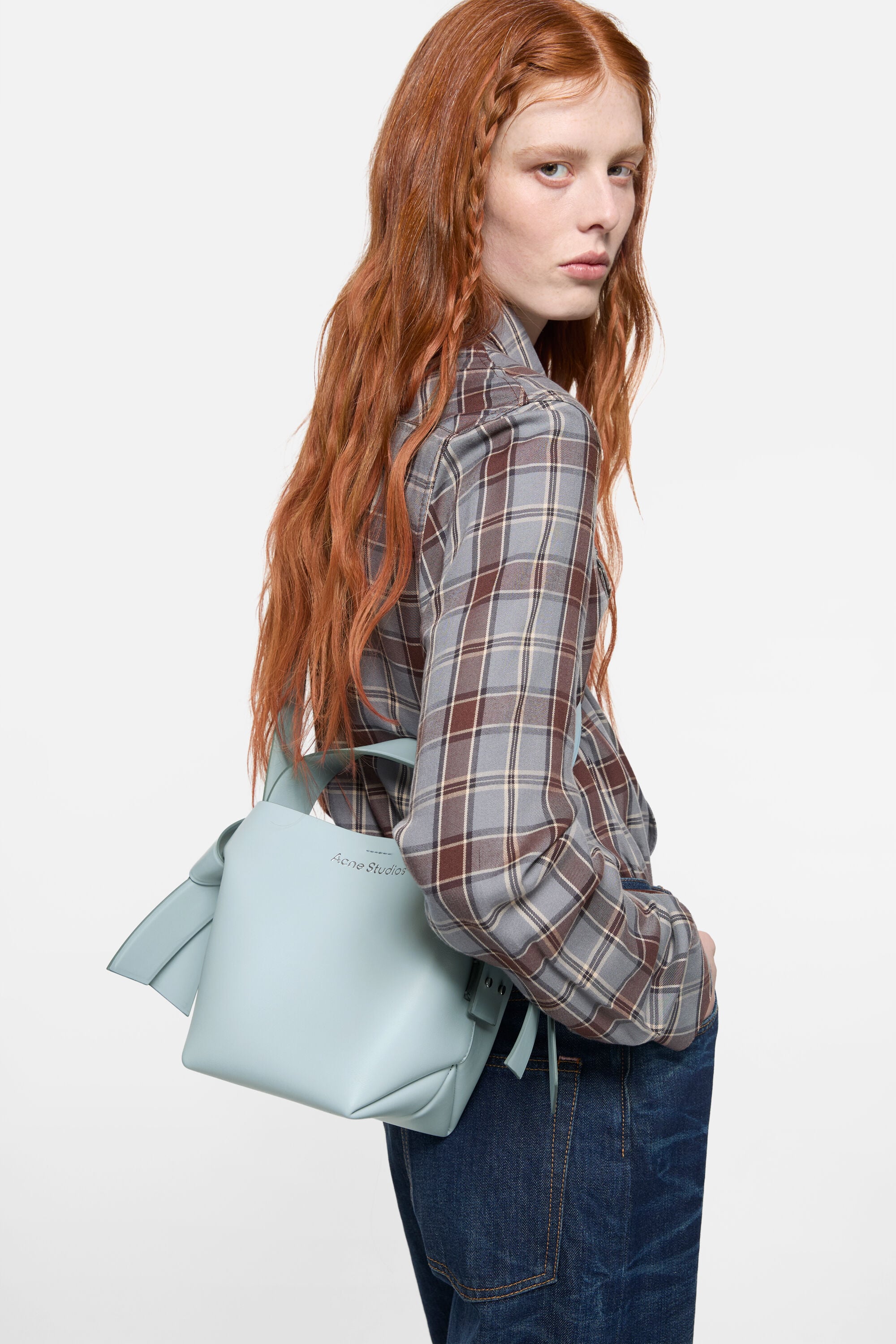 Acne Studios - Musubi ミニショルダーバッグ - ダスティブルー