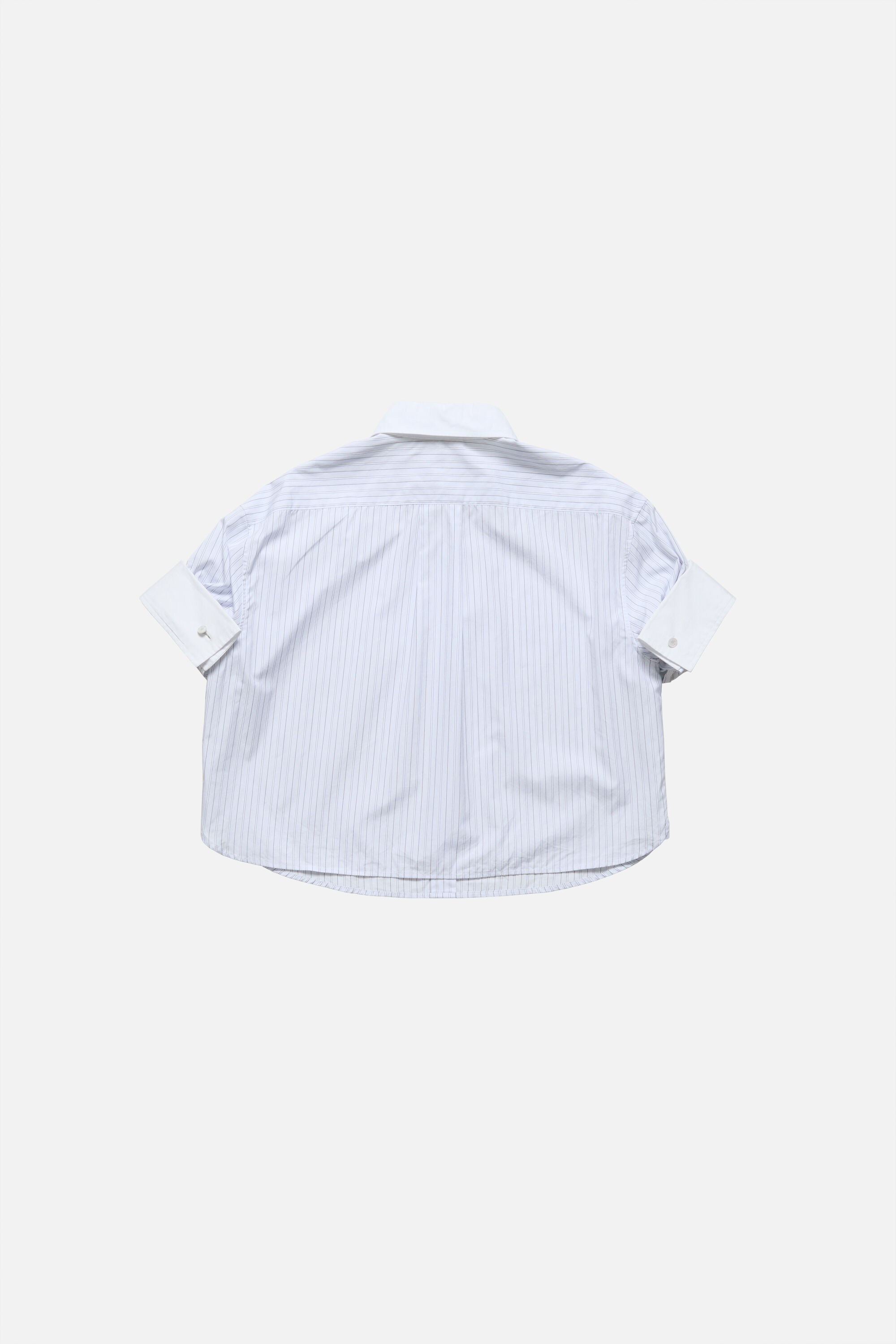 Acne Studios - ピンストライプボタンアップシャツ - ホワイト/ブルー