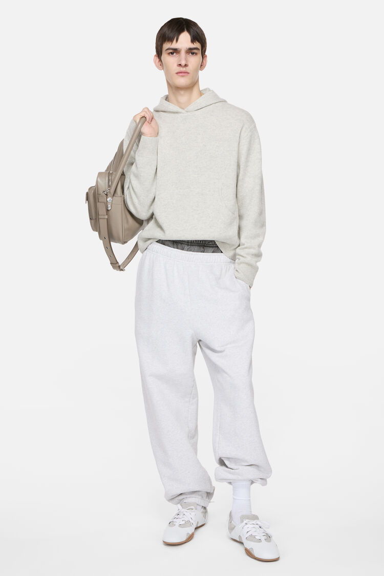 FN-MN-KNIT000530, Light Grey Melange