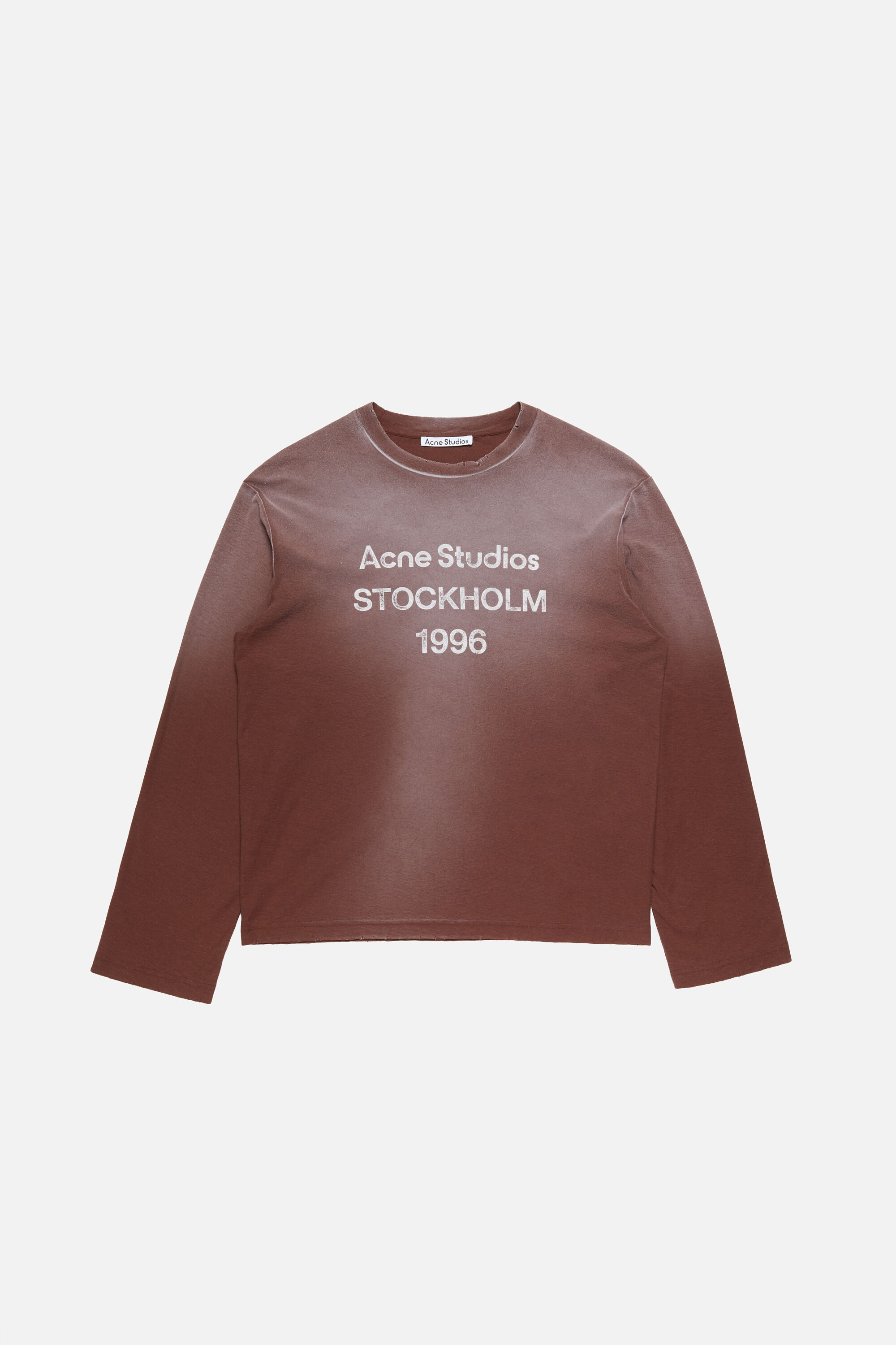 Acne Studios - Logo t-shirt - Relaxed fit - Faded black