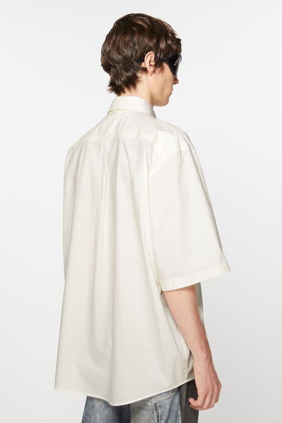 ACNE 白 シャツ 48 腫れぼったい L