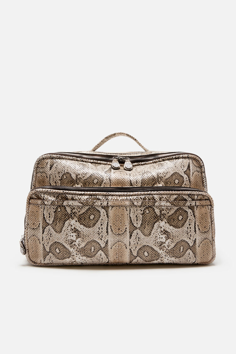 Camero Duffle Snake, Beige Multi