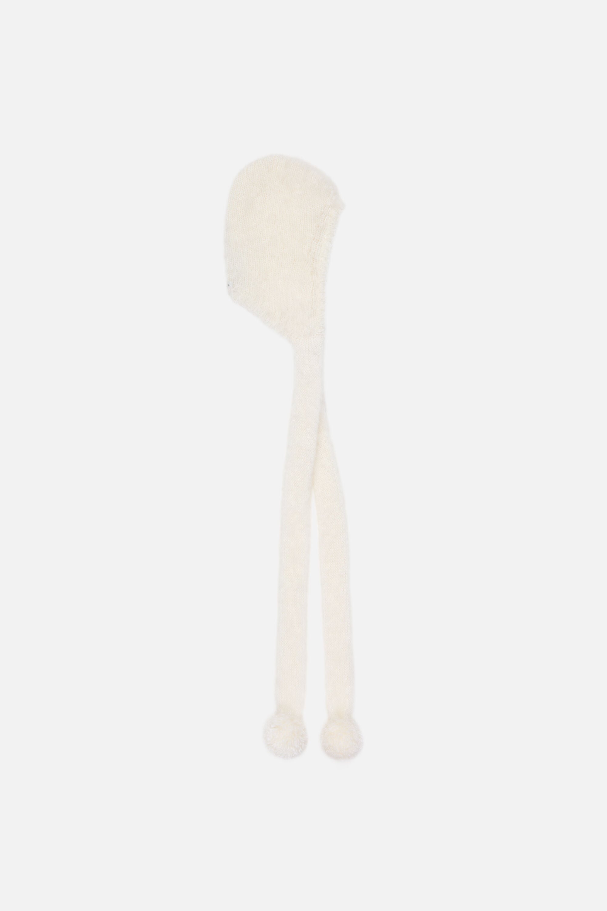 Acne Studios - Mohair cap with earflaps - White