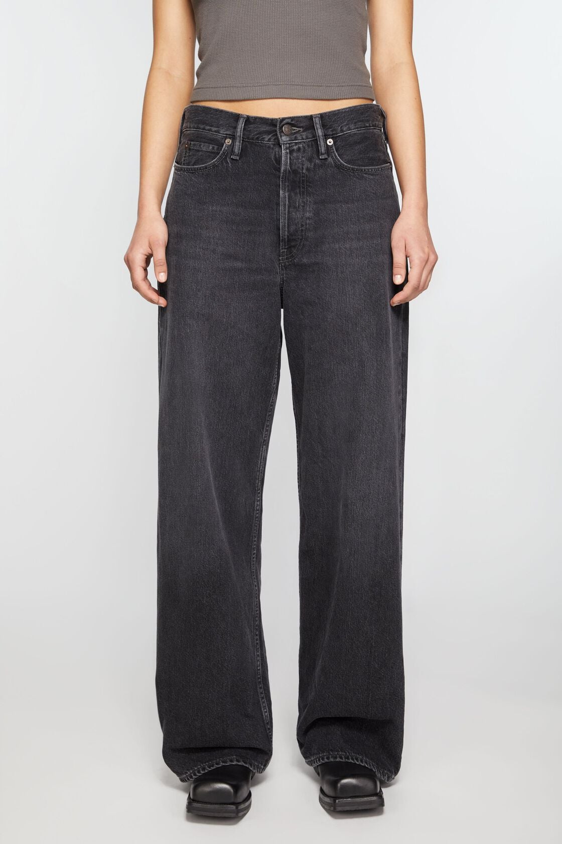 Loose fit jeans - 1981F, Black, 2000x