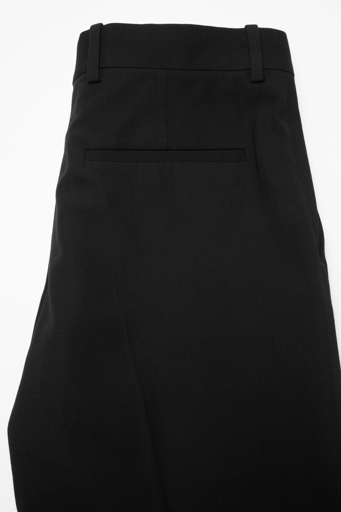 Cropped tailored trousers, Black, 2000x