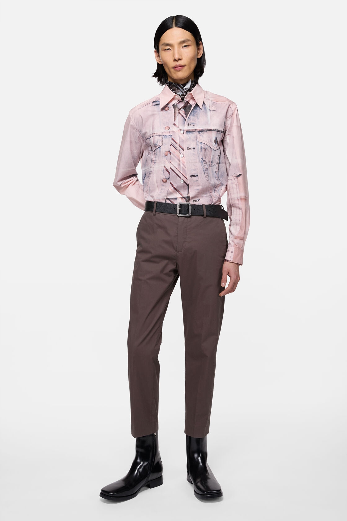 Tailored cotton trousers, Faded purple, 2000x