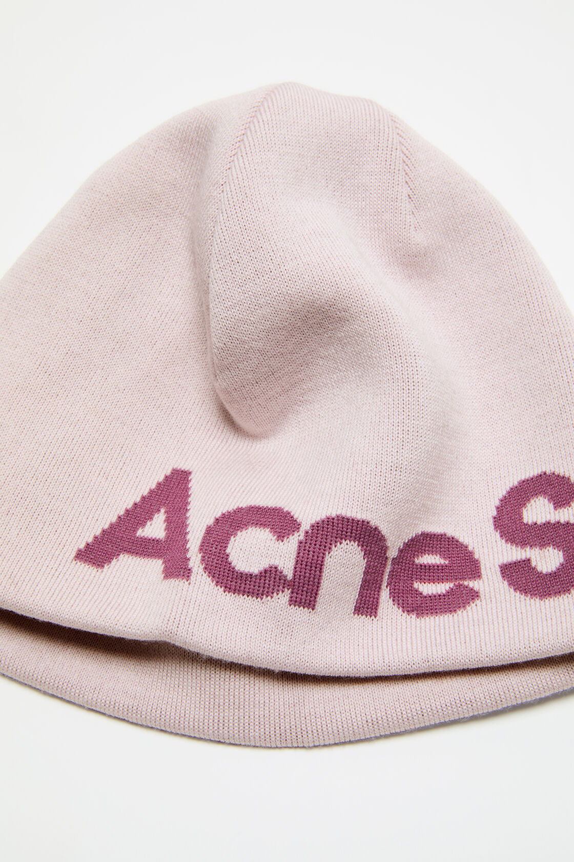 Wool knit beanie, Pink/purple, 2000x