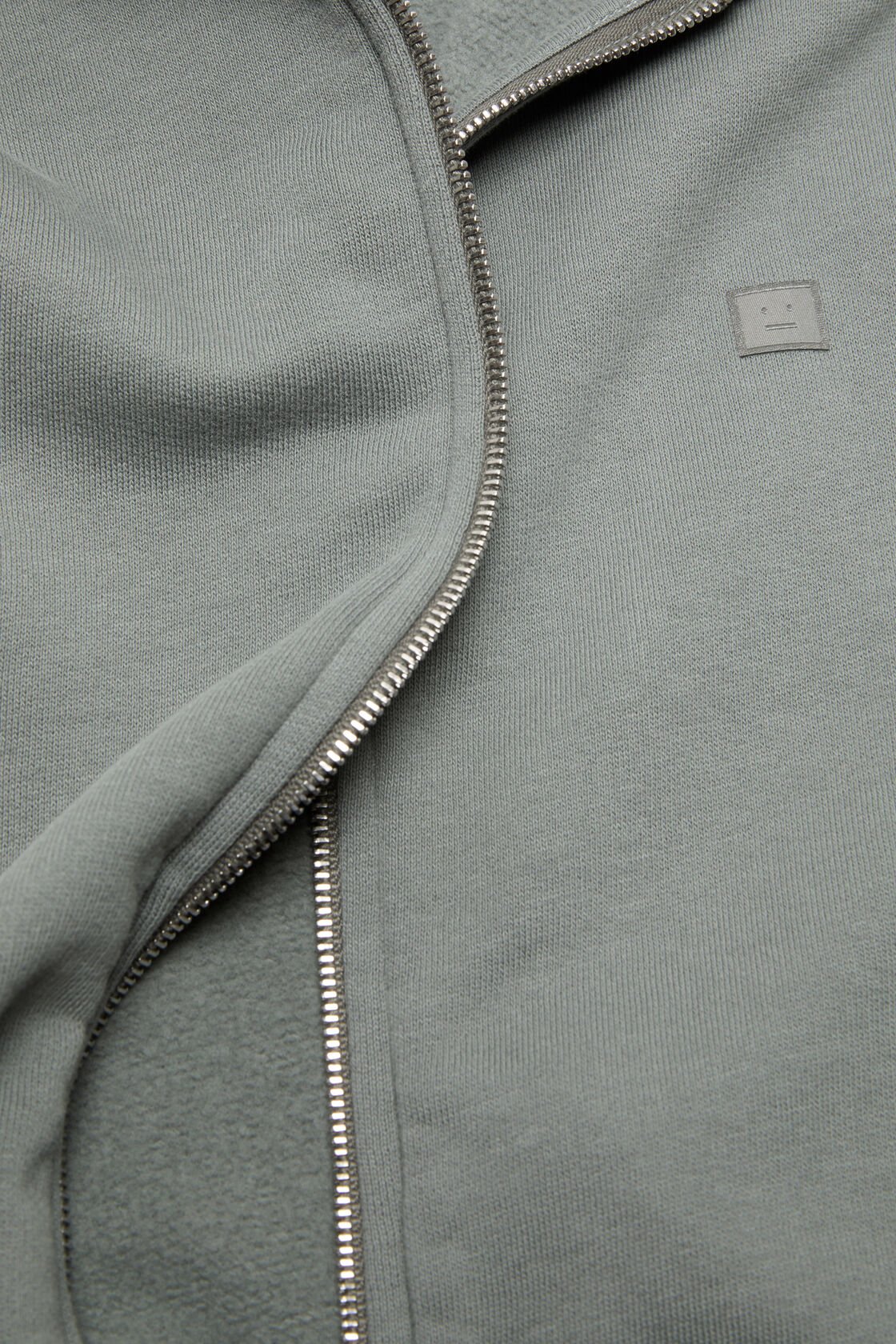 Hooded zipper sweater, Stone grey, 2000x