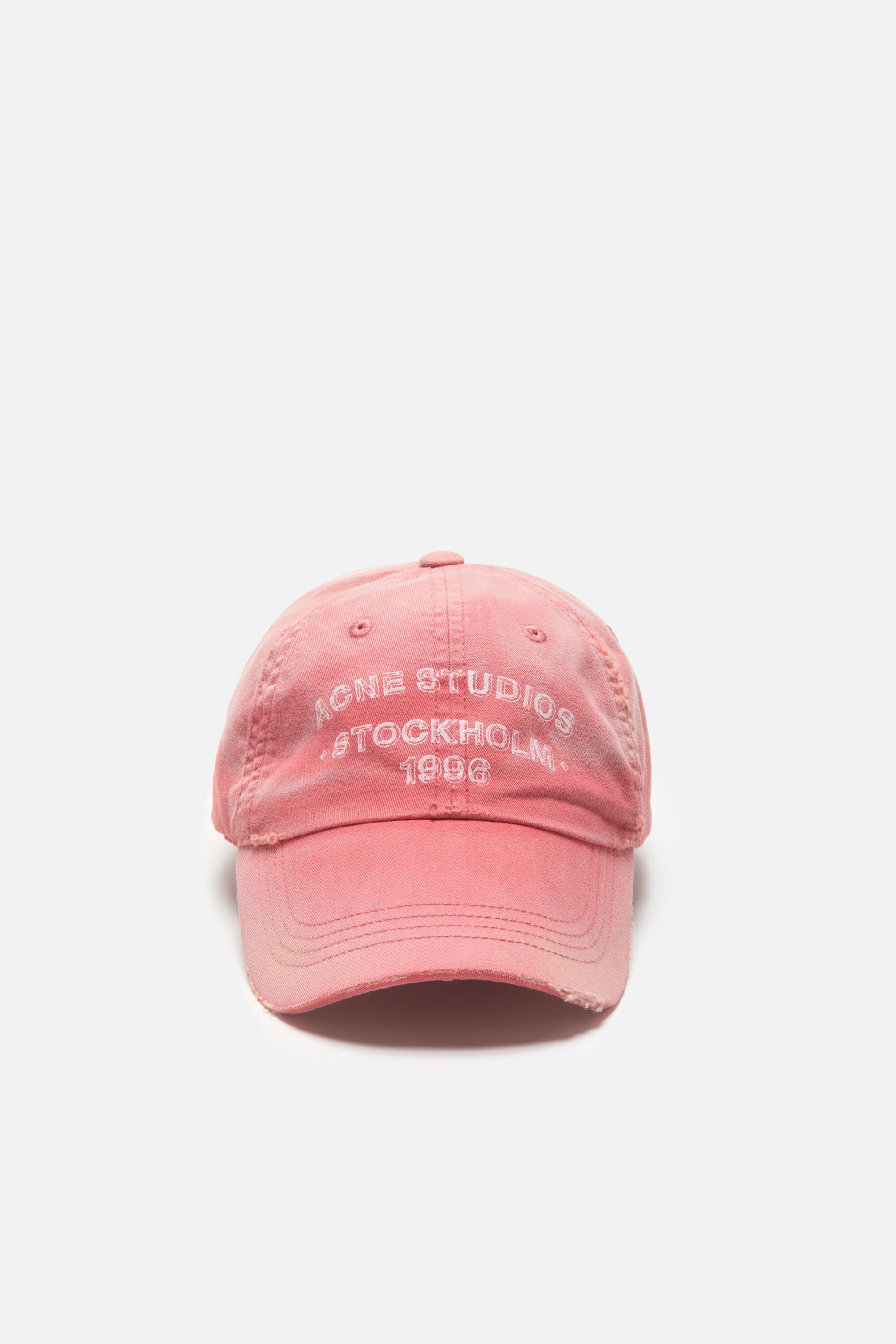 Acne Studios - Sprayed logo cap - Red