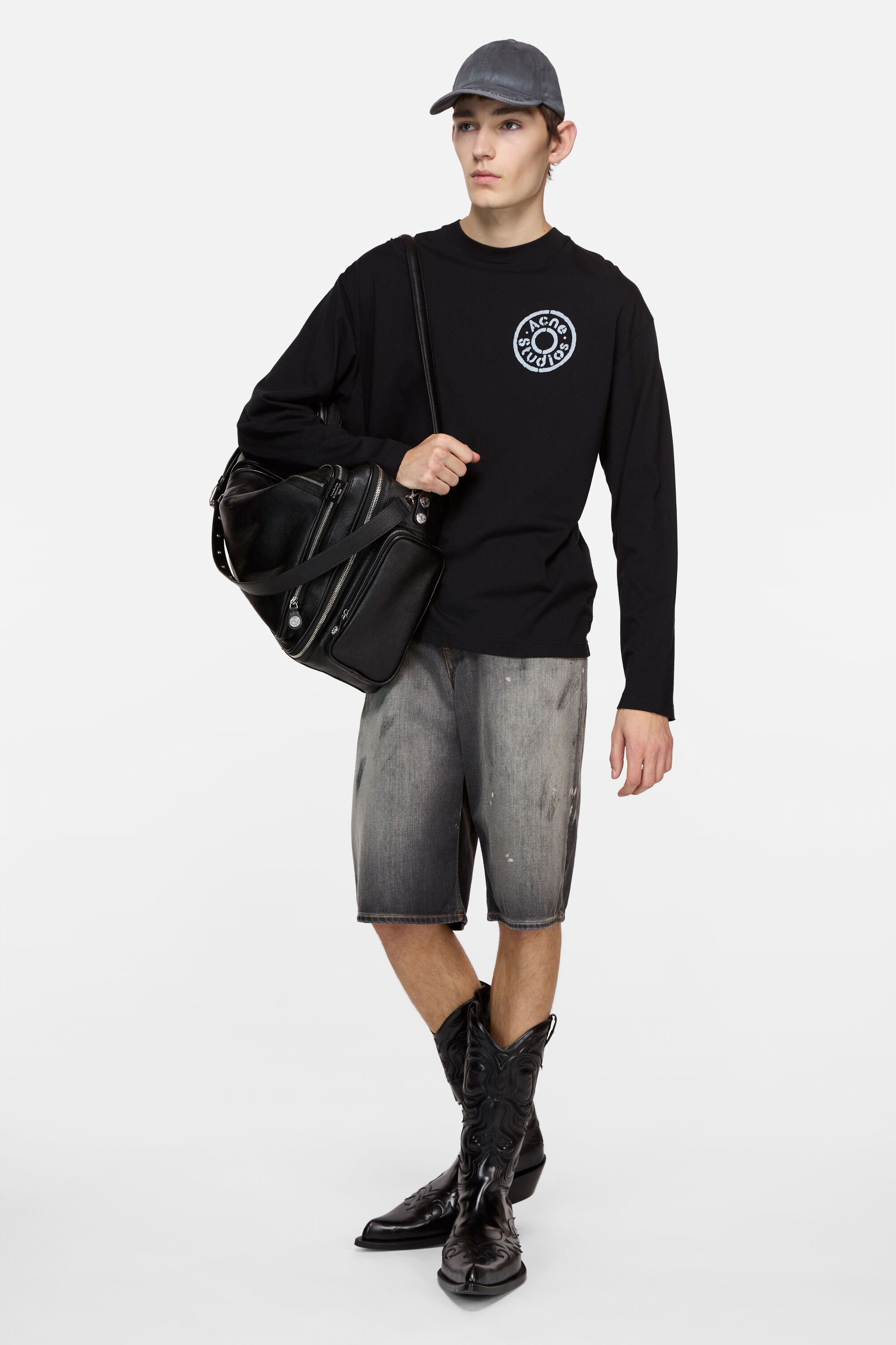 Acne Studios - ロゴTシャツ - ブラック