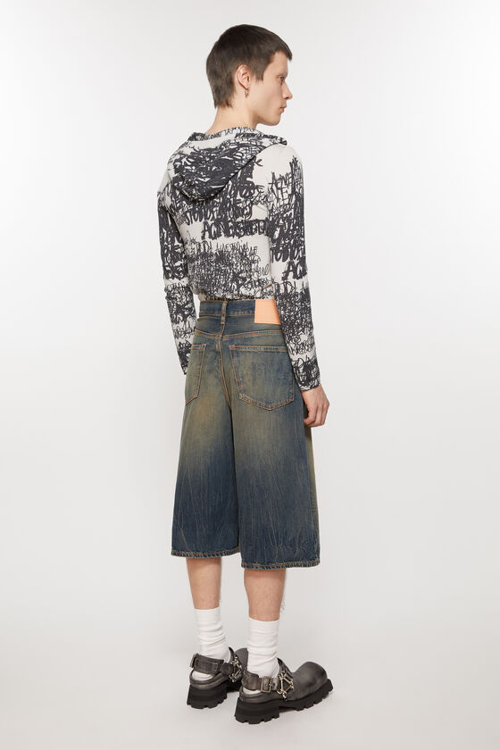 Acne Studios - デニムショーツ - ルーズフィット - ダークブルー