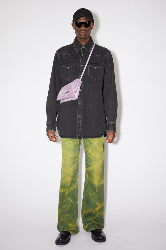 Acne Studios - Distortion micro bag - Lilac purple 