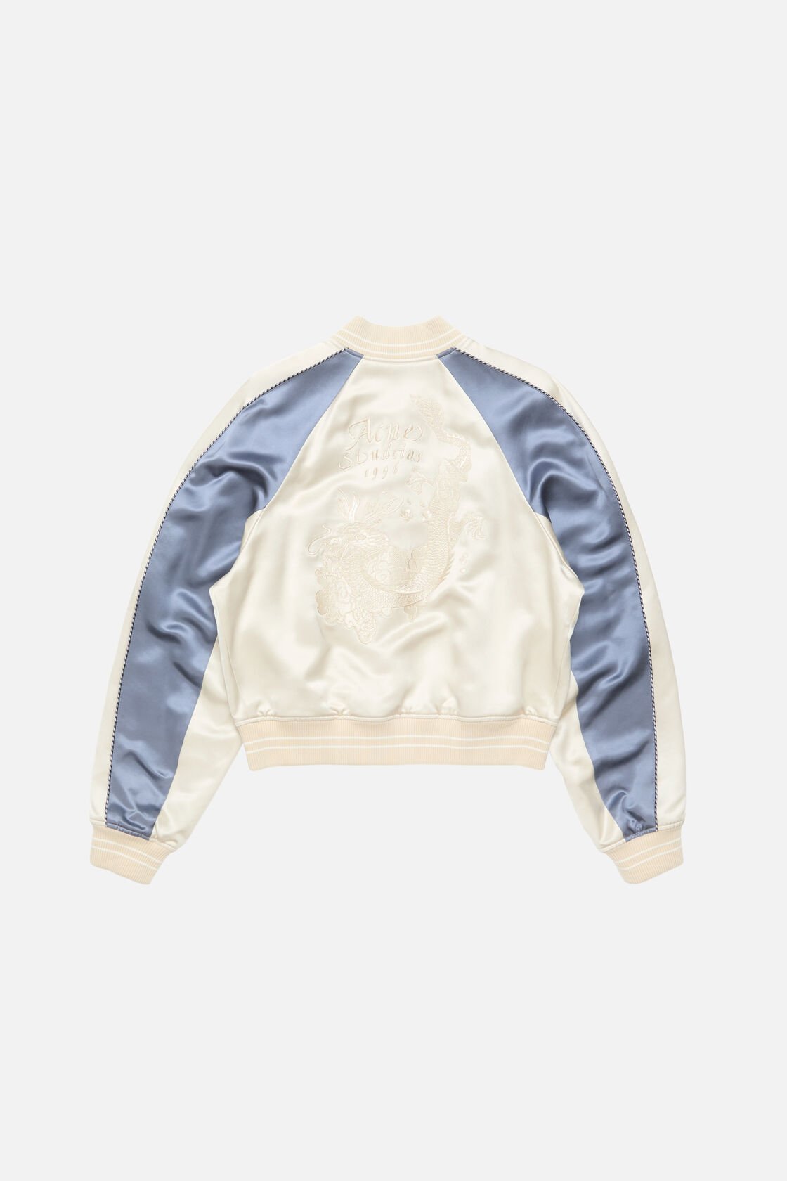 Satin bomber jacket, Light taupe, 2000x