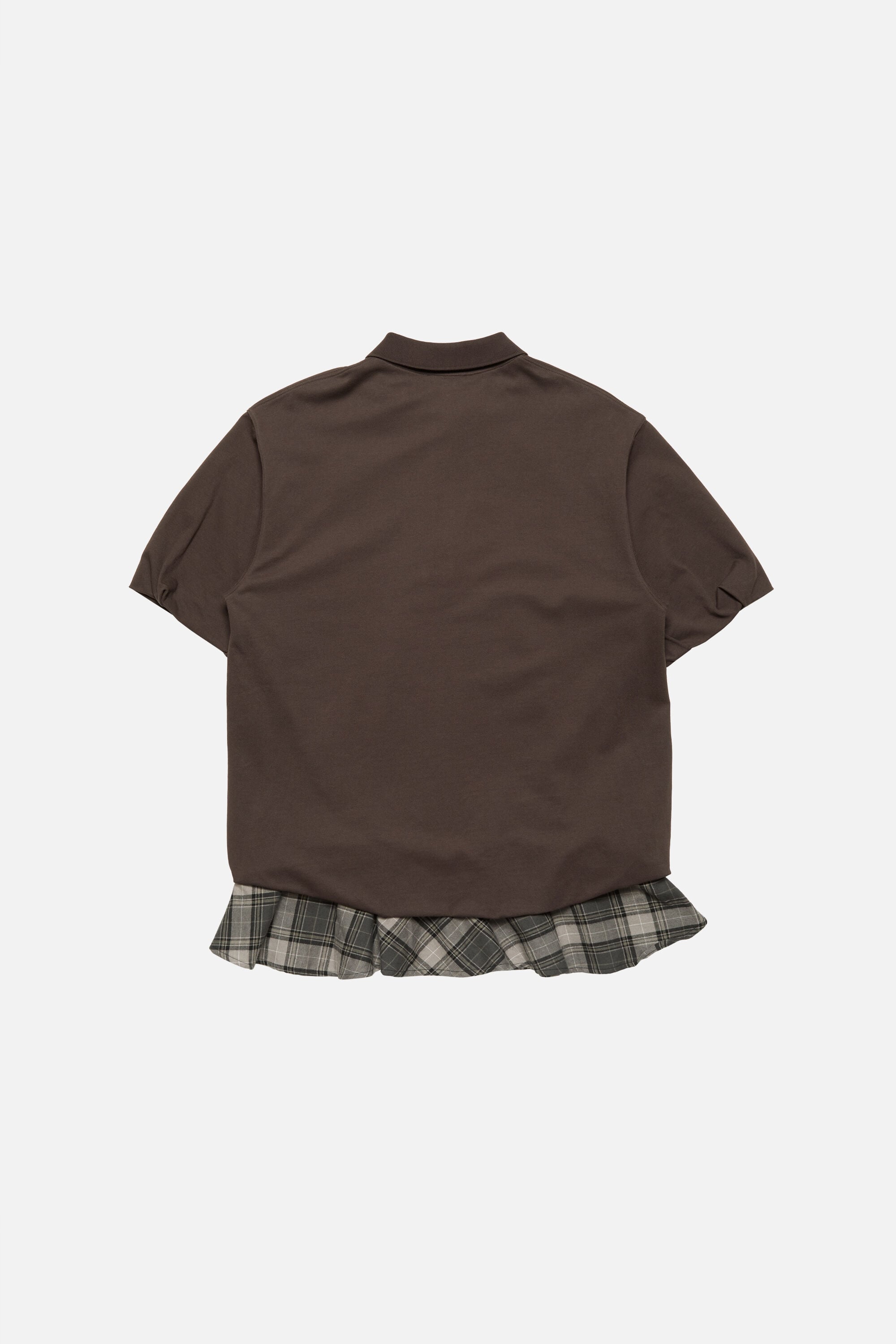 Acne Studios - レイヤードTシャツドレス - ダークブラウン