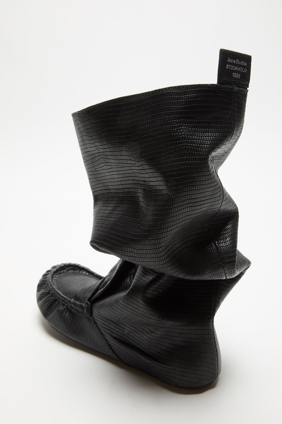 Slouch saddle boots, Black, 2000x