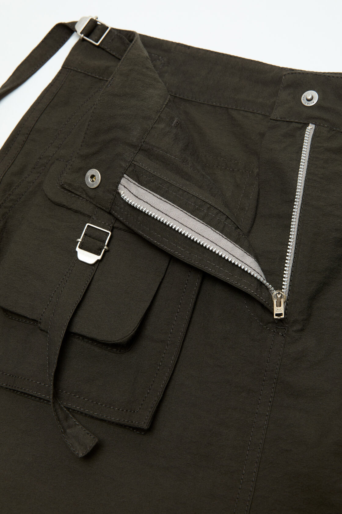 Cargo skirt, Dark grey, 2000x