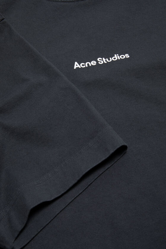 Acne Studios - スタンプロゴTシャツ - リラックスフィット - ブラック 