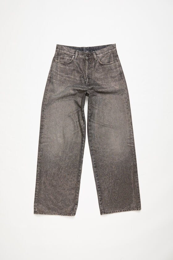 Acne Studios 1981 U Shimmy Goth, Washed Black