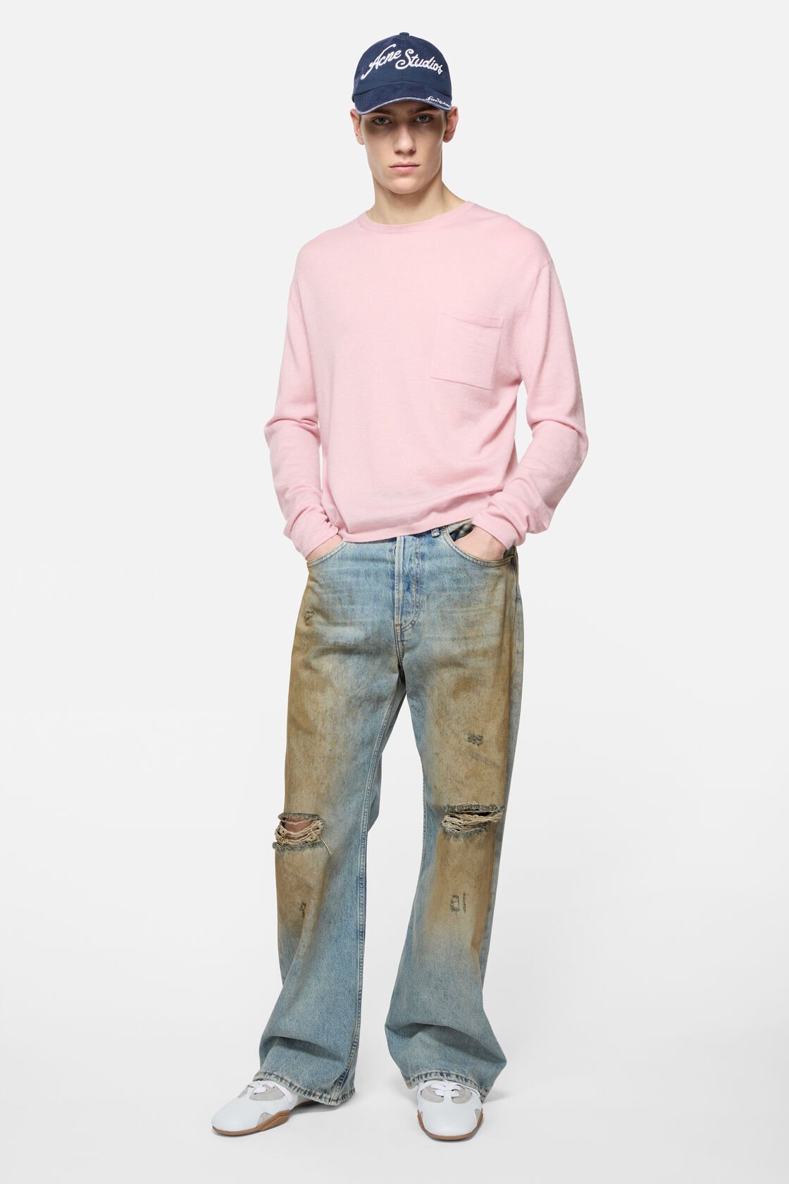 Cashmere knit, Soft pink, 2000x