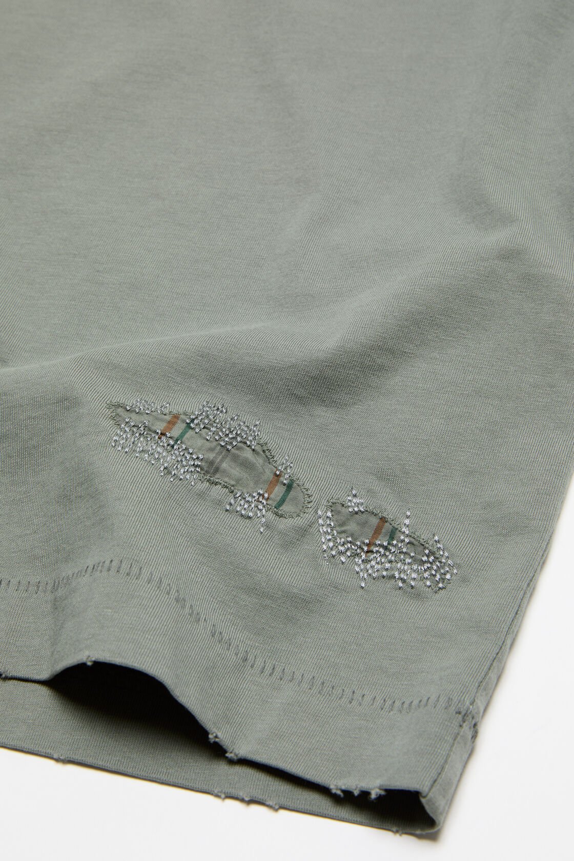 Mended logo t-shirt, Slate grey, 2000x