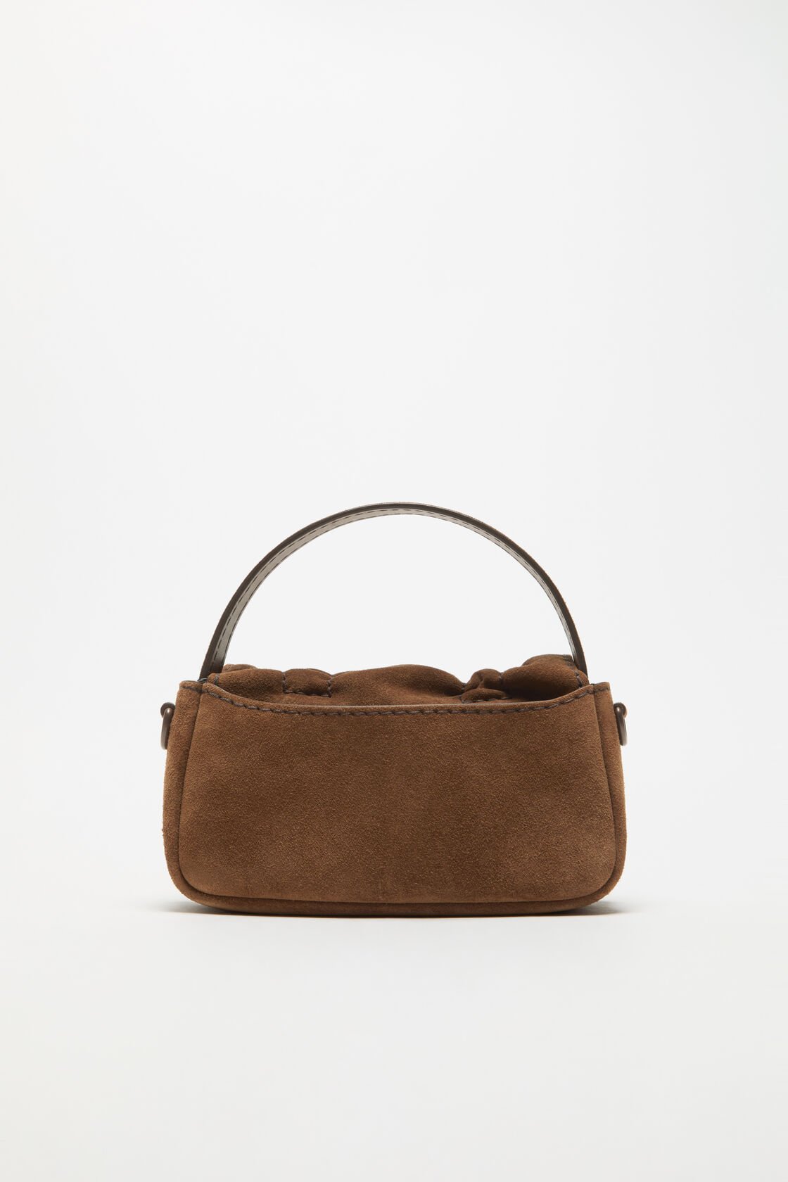 Multipocket suede micro bag, Cognac brown, 2000x