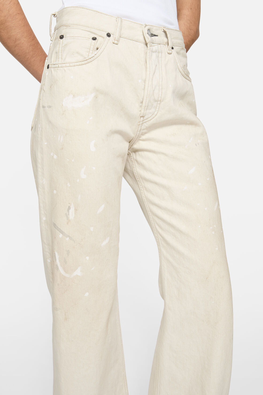 Regular fit jeans - 2021F, White, 2000x