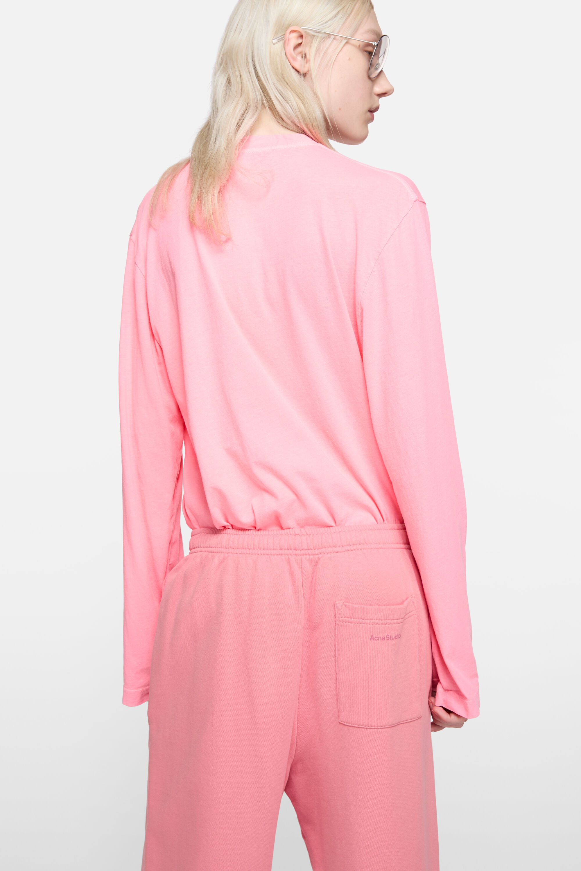 Acne Studios - コットンスウェットパンツ - タンゴピンク