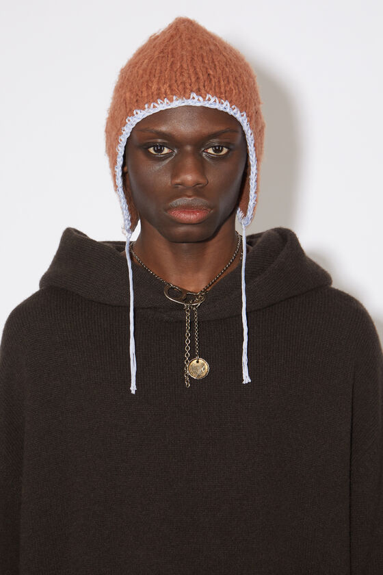 Acne Studios - Wool cashmere hoodie - Dark brown