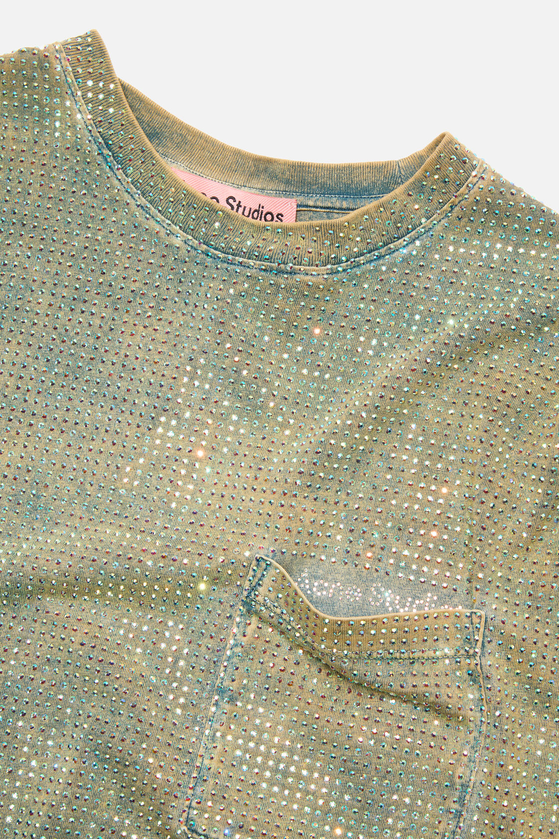 Rhinestone t-shirt, Mid Blue, 2000x