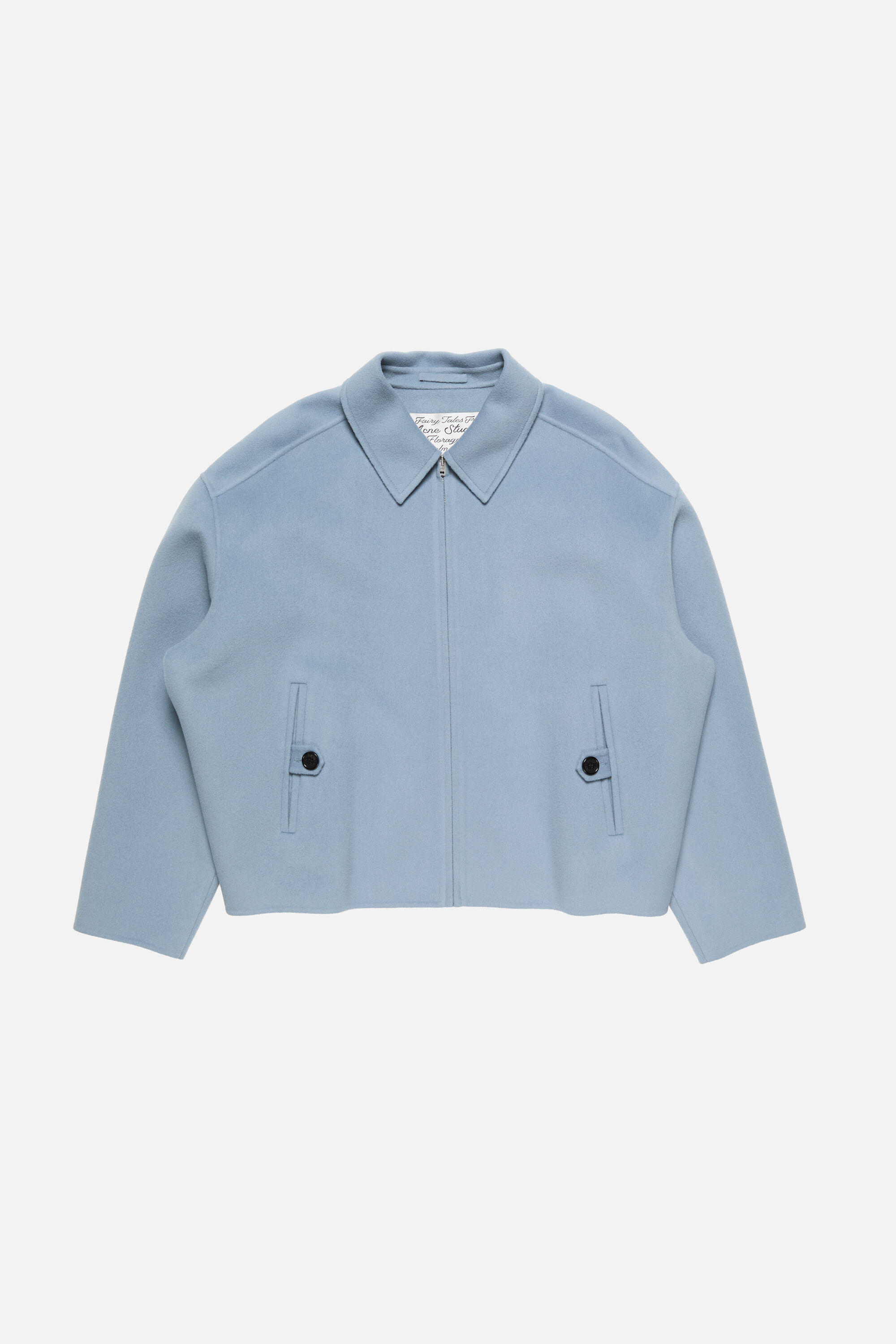 アサダッピー Acne Studios - カシミヤジャケット - ダスティブルー