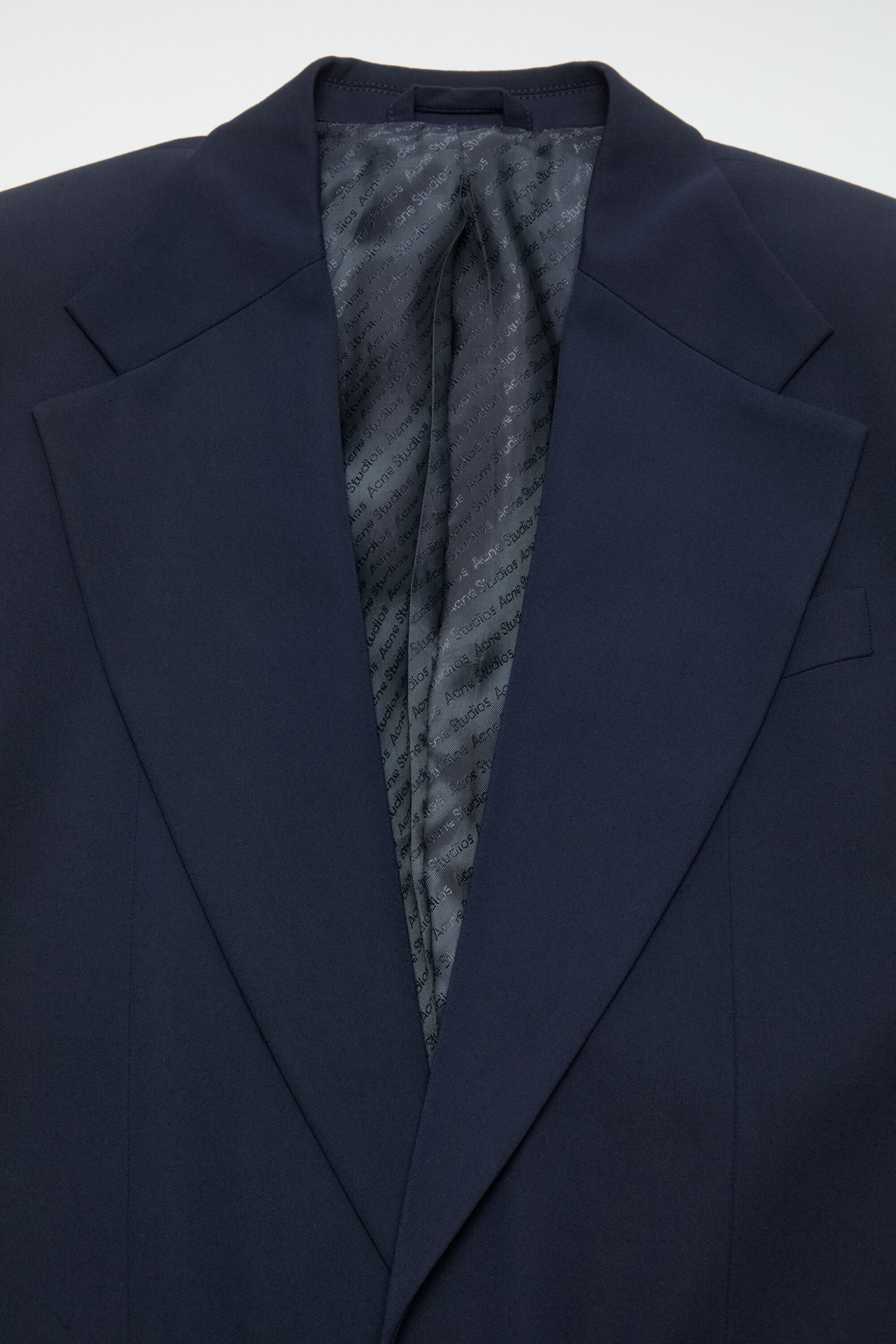 Acne Studios - フィットスーツジャケット - ネイビー