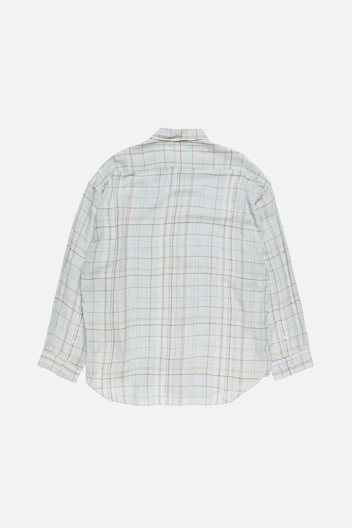 Linen check button-up, Grey/pink, 2000x