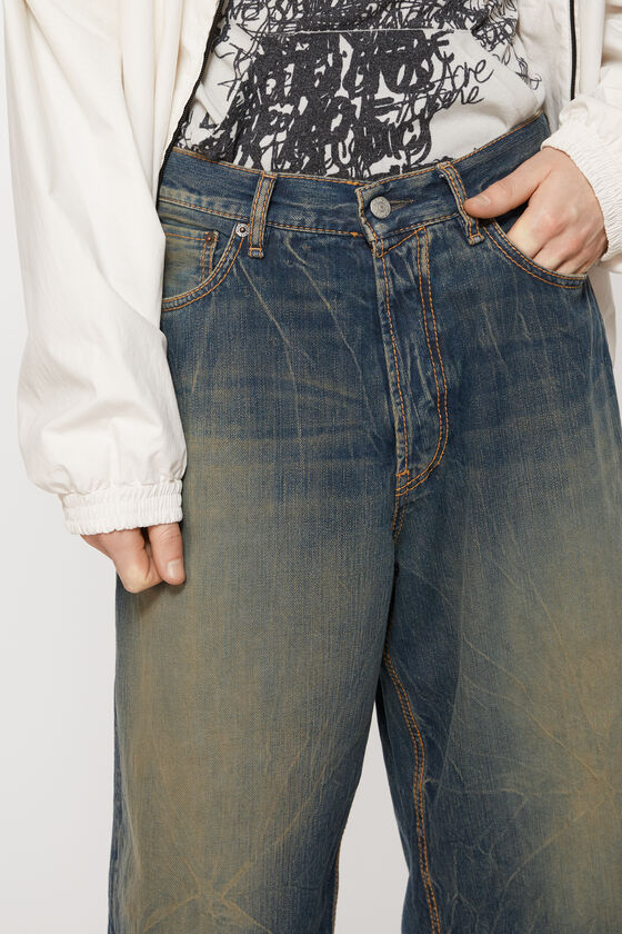 Acne Studios - デニムショーツ - ルーズフィット - ダークブルー