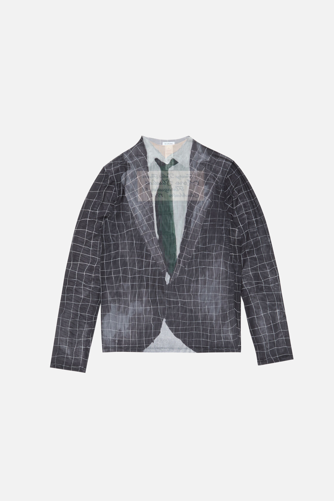 Mesh print t-shirt, Black Multicolor, 2000x