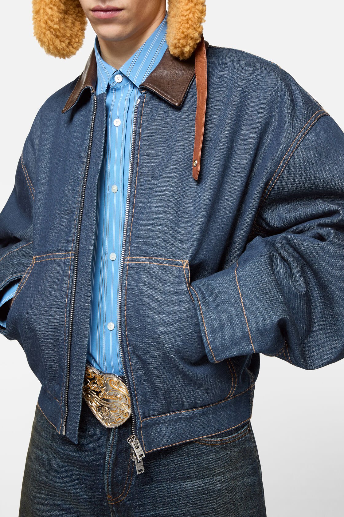 Denim jacket, Indigo blue, 2000x