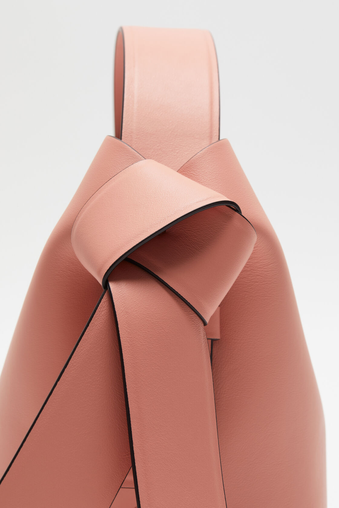 Musubi mini shoulder bag, Salmon pink, 2000x