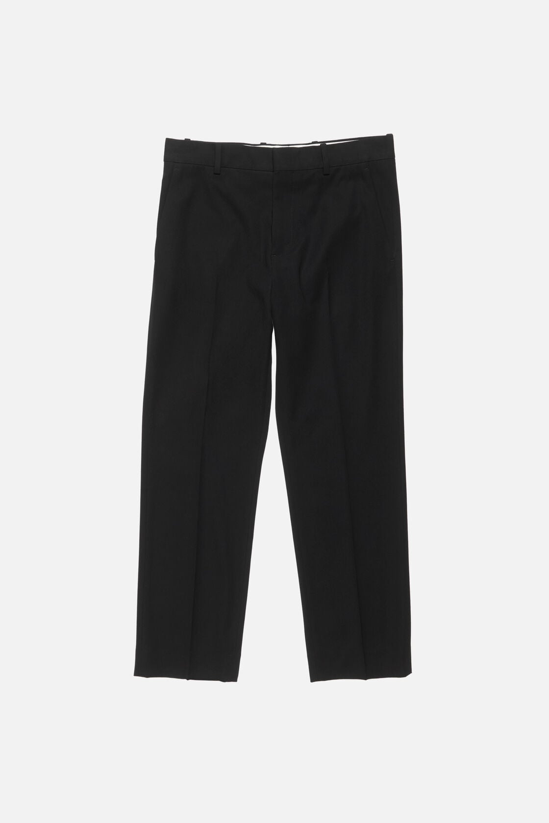 Cropped tailored trousers, Black, 2000x