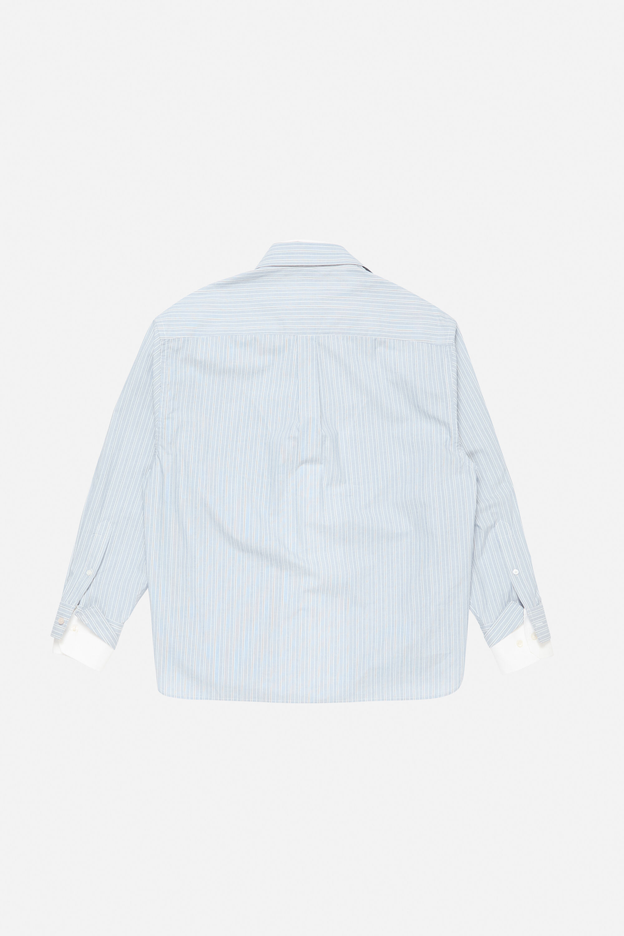 Acne Studios - レイヤードボタンアップシャツ - ブルー/ホワイト