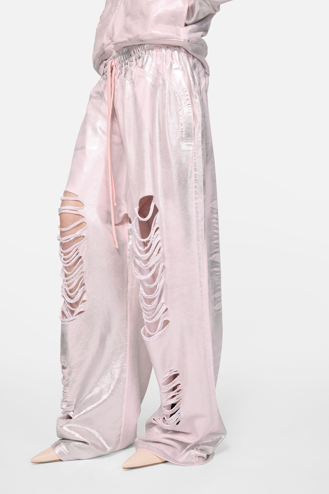 Distressed sweatpants, Pearl pink, 2000x