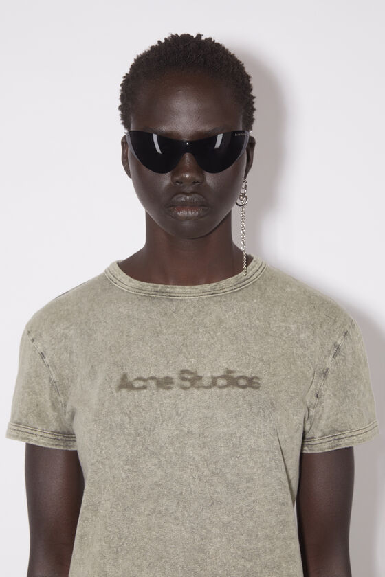 Acne Studios - Blurred logo t-shirt - Faded Grey
